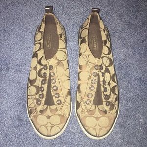 Coach canvas sneakers